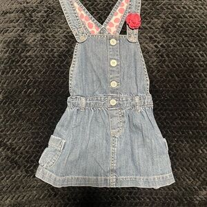 Denim Kids Overall Dress